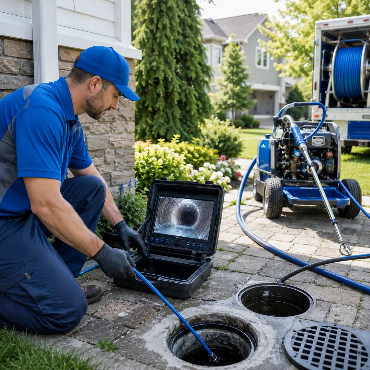Outdoor drain cleaning professionals serving Pleasant Lake, MI