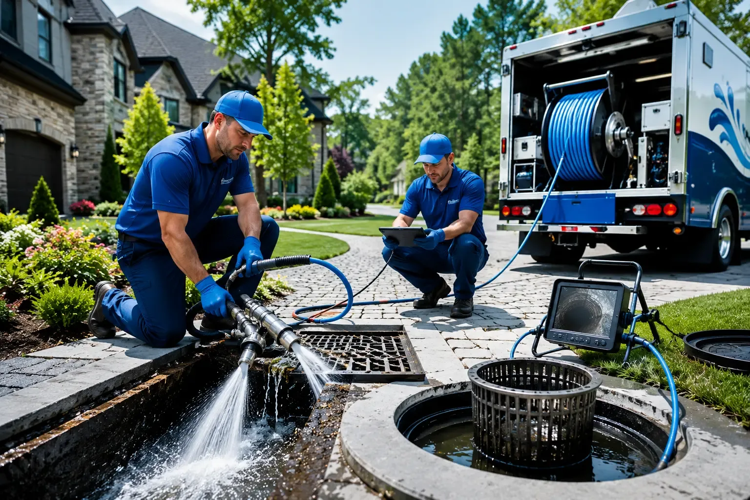 Local outdoor drain cleaning professionals in Pleasant Lake, MI