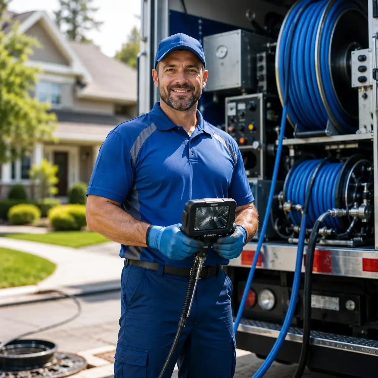 Local outdoor drain cleaning specialists in Pleasant Lake, MI